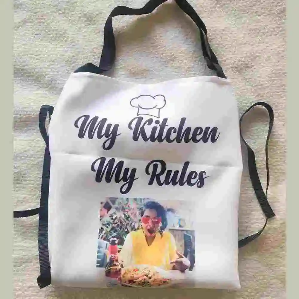 My Kitchen My Rules Apron-With an Image